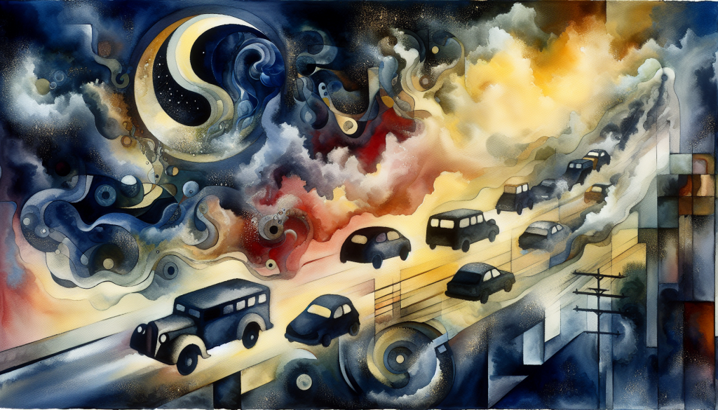 교통사고 꿈 해몽 – 예기치 않은 사고나 불안의 상징 의미와 해석